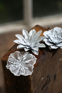 Blüten in Weiß 3er Set (Var. 2)