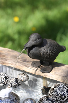 Wasserspeier / Wasserpumpe "Ente" mit Pumpe