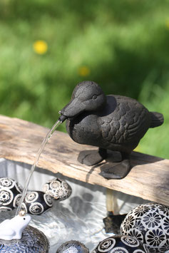 *Neu* Wasserspeier "Ente" mit Pumpe