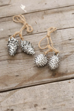 Zapfenbund in Silber 2er Set