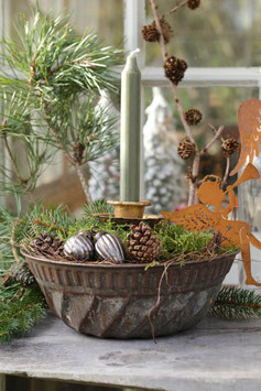Kerzenstecker "Elizabeth" in Gold