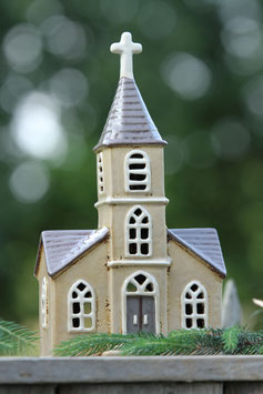 Windlicht-Haus "Kirche" (Modell 180)