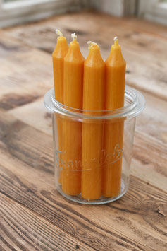 Stabkerze Rustikal "Curry" (18 cm)