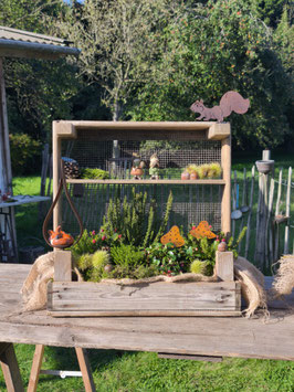 Hangkiste mit Deko *Herbst/Winter Set 1B*