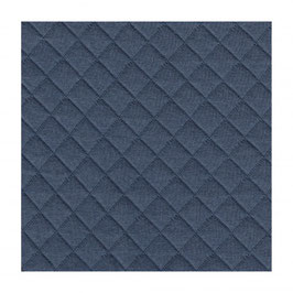 Sweat matelassé bleu/gris