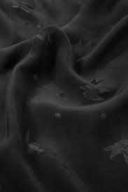 Jacquard de viscose - Streli noir réglisse