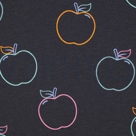 Jersey mélangé apples - ANTHRACITE