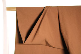 Coton "papertouch" marron moka - GOTS