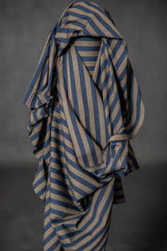 Rayures prune  - Coton/Lin - Merchant and Mills