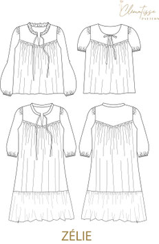 blouse-robe Zélie