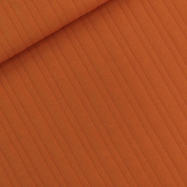 Tricot matelassé lourd - Orange Erable d'automne