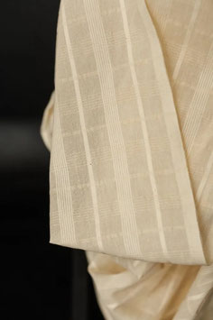 Textured check Coton naturel indien - Merchant and mills