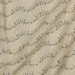 Jacquard - Crochet lurex/écru