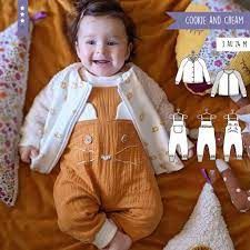 Gilet COOKIE et salopette CREAM