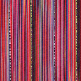 Jacquard texturé rayé multicolore