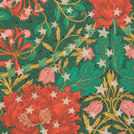 Tissu Liberty Fabrics de noël - collection 2025 - march sparkle