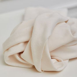 Organic Basic Brushed Sweat - CREAMY WHITE