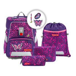 Ranzenset SPACE SHINE Butterfly Night Ina