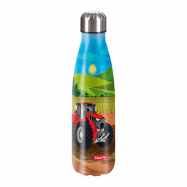 Trinkflasche Edelstahl Traktor Freddy