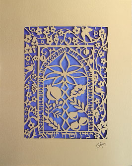 Israel will blossom 8x10"