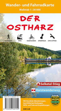 Der Ostharz - Wander- und Fahrradkarte