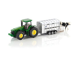 1956 John Deere Tractor (家畜運搬車付)1/50