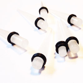Clear Glow In The Dark Tapers (12g)