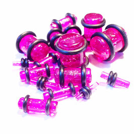 Purple Sparkle Plugs (0g)