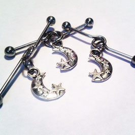 Silver Moon Industrial Barbell