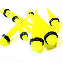 Yellow Glow In The Dark Tapers (0g)