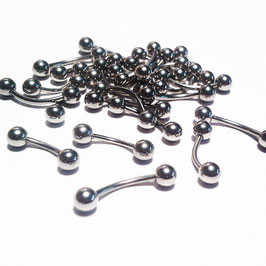 16g Steel Curved Barbell (balls)