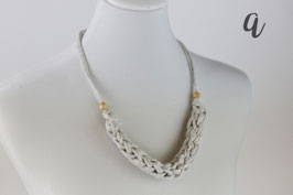 Geflochtene Kette /  knitted necklace