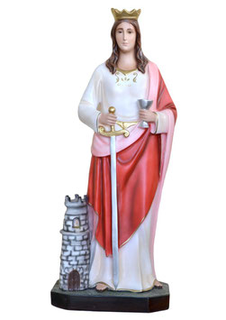 Saint Barbara statue cm. 85 (33.46 ")