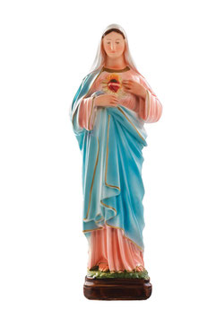 Immaculate Heart of Mary statue cm. 40