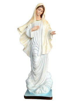 Our Lady of Medjugorje resin statue cm. 60