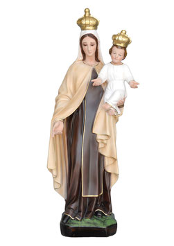 Our Lady of Mount Carmel resin statue cm. 60 (23.62")