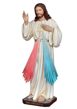 Jesus divine mercy statue cm. 80 (31,50'')