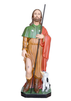 Saint Roch statue cm. 120 (47.24")