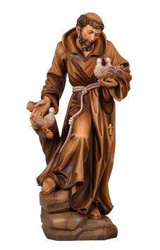 Saint Francis of Assisi woodcarving