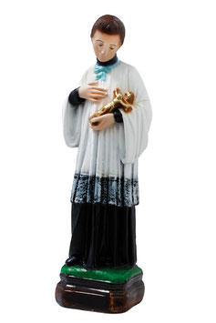 Saint Aloysius Gonzaga statue cm. 30