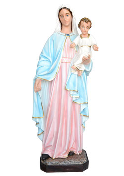 Mary and Baby fiberglass statue cm. 170
