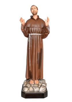 Saint Francis of Assisi statue cm. 85