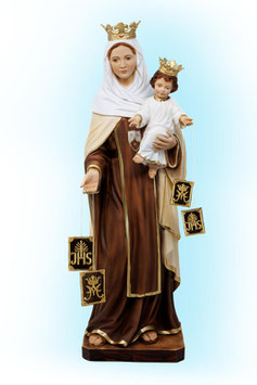 Our Lady of Mount Carmel resin statue cm. 50 (19.69")