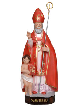 Saint Blaise statue cm. 40 (15.75")