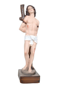 Saint Sebastian statue cm. 30 (11.81")