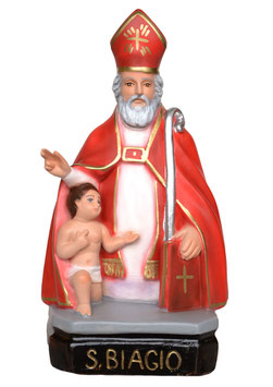 Saint Blaise statue cm. 30