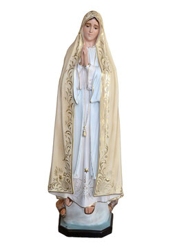 Our Lady of Fatima fiberglass statue cm. 120