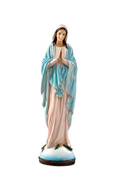 Our Lady of Grace statue with clasped hands cm. 60