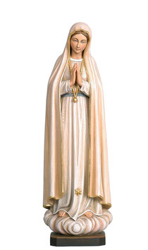 Our Lady of Fatima woodcarving