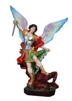 Saint Michael statue cm. 40 (15.75")